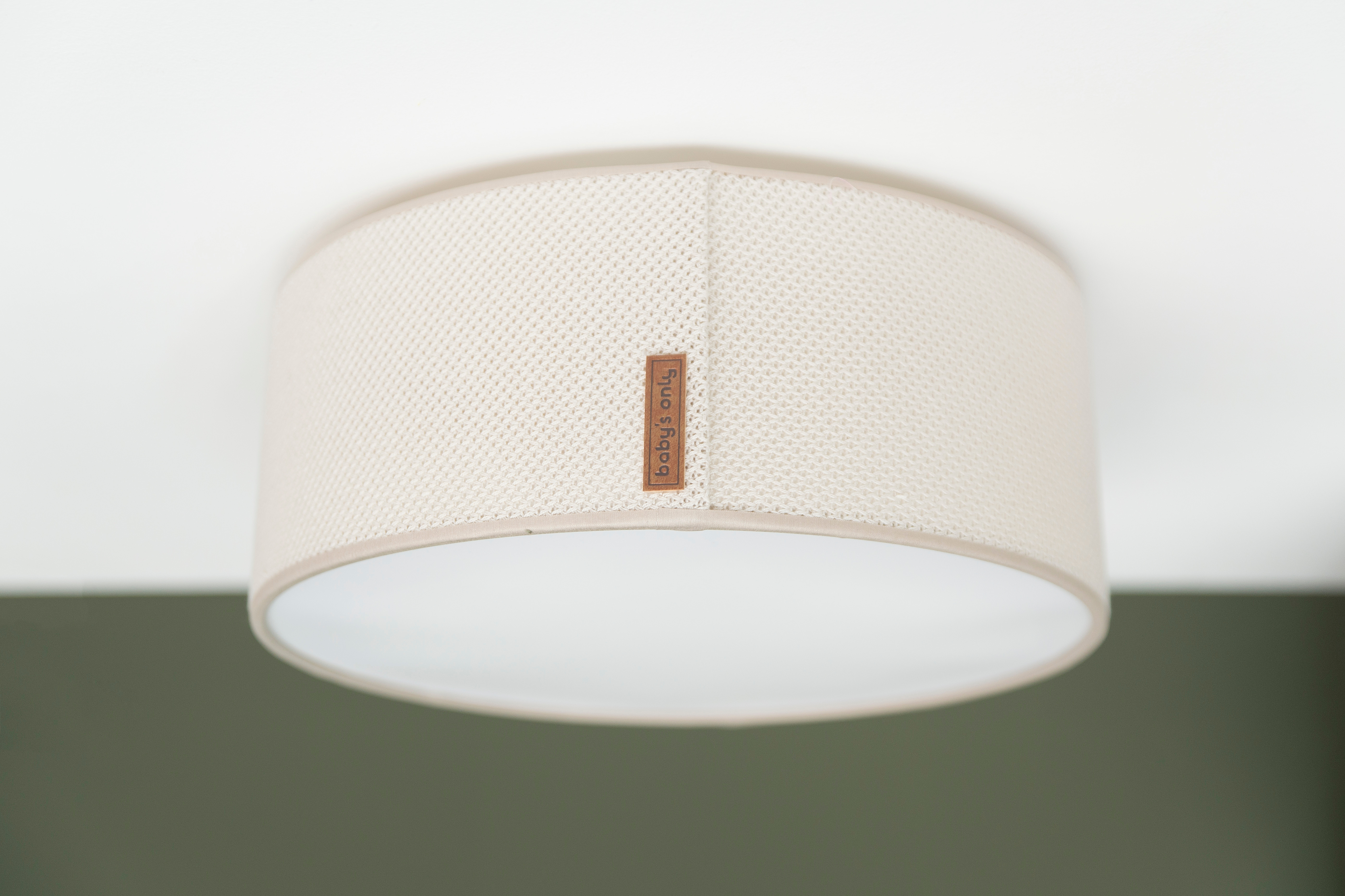 Ceiling lamp Classic khaki - Ø35 cm